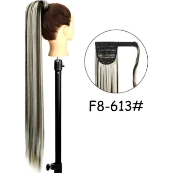 Paruka Dlouhý rovný příčesek s omotávací páskou - 23 barevných odstínů Barva: F8-613, Velikost: 55 cm