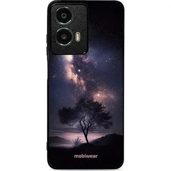 Pouzdro na mobilní telefon Lesklý kryt Mobiwear Glossy - Motorola Moto G24 Power - G005G Strom s galaxií (Prémiové lesklé pouzdro, obal, kryt Mobiwear Glossy na mobil Motorola Moto G24 Power - G005G Strom s galaxií, materiál Plast + TPU silikon - krytí po všech stranách,)