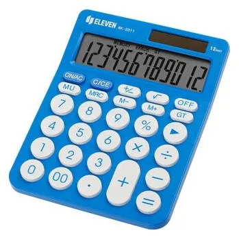 Kalkulačka Kalkulator RK2311BL - okrągłe przyciski, niebieski, Eleven