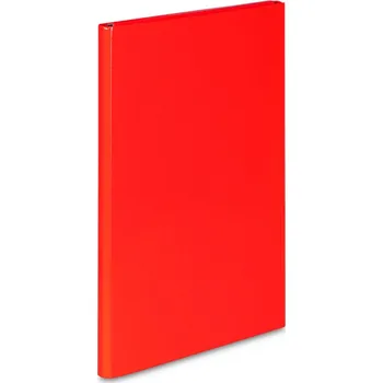 Teczka skrzydłowa A4 2 cm z rzepem czerwona Caribic, VauPe