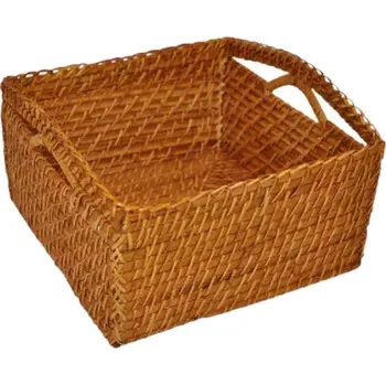 Úložný box Ratanový košík čtverec velký - SLEVA 3% s kodem radost25