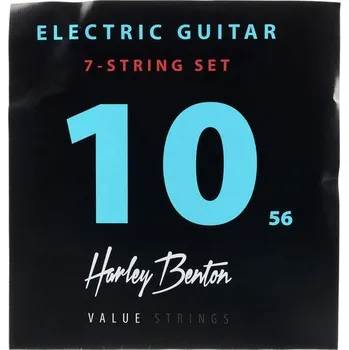 Příslušenství pro strunný nástroj Harley Benton Valuestrings EL-7 10-56 - sada strun pro 7-strunnou elektrickou kytaru