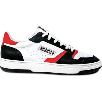 Pánské tenisky Sparco volnočasové boty S-Urban, barva: bílo-černo-červená, velikost: 43