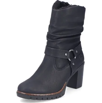 Dámské kozačky Dámská Dámská kotníková obuv RIEKER Y2582-00 černá W4 Y2582-00 BLACK H/W4 42