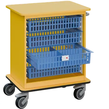 DEXTER 22 vozík boxový, otevřený, 880x750x520 mm, žlutá odio