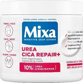Tělový krém MIXA - Urea Cica Repair+ - regenerační krém na ruce a tělo - 400 ml