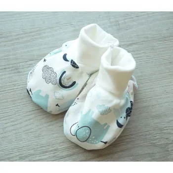 Capáčky AMÁLKA Bavlněné, kojenecké capáčky, sloníci Velikost: 56-68