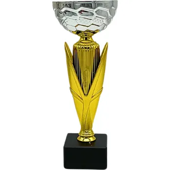 Sportovní pohár Ekonom NJE035A Výška poháru: 22 cm, Průměr kalichu: 8 cm, Barva: Zlatá