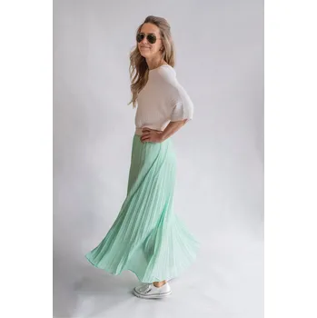 Dámská sukně Sukně plise jednobarevná Latino 11007 barva: zelená-mint