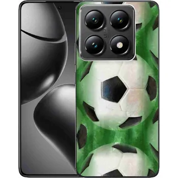 Fotbalový míč Gelový kryt mmCase na Xiaomi 14T Pro - fotbalový míč