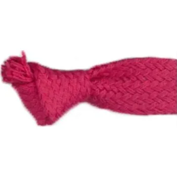 Zbytek - Bavlněná oděvní šňůra 5,3mm na kartě růžová