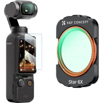 K&F DJI Osmo Pocket 3 Magnetic 6-line star filter