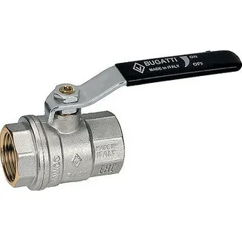 Vodovodní kohout BUGATTI OREGON Kulový kohout 1" FF Páka, PN40, -20°C +185°C 3010156