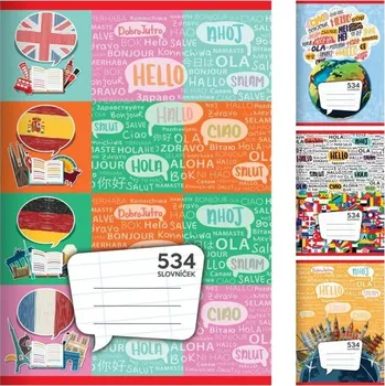 Sešit Školní sešit A5 534 4 druhy slovníček