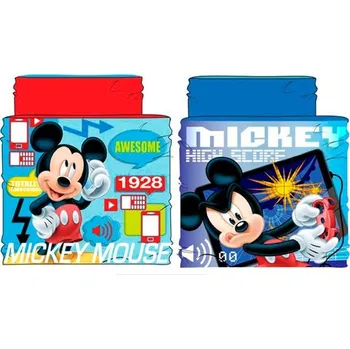 Nákrčník CHLAPECKÝ ZIMNÍ NÁKRČNÍK MICKEY MOUSE modrý uni
