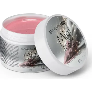 Lak na nehty EXCELLENT PRO Gel MIG!MIG! 30g - Peach Shimmer