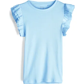 GATE Žebrované tričko s volánky 5Y 425-0143/714