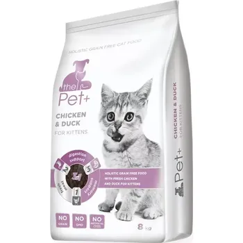 Krmivo pro kočku thePet+ 3in1 cat CHICKEN & DUCK Kittens 8kg