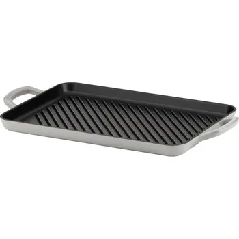 Kela Grilovací deska ltinová Calido 35x25 cm světle šedá