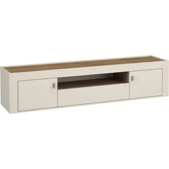 Televizní stolek TV stolek Nivorta 2D1S NV8, Barva: kašmír / kašmír + dub whisky MIRJAN 5903211354694