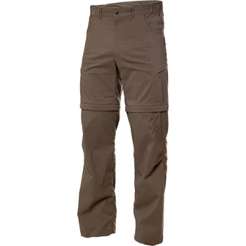 WARMPEACE Bigwash zip-off - Pánské odepínací kalhoty Barva: Hnědá, Velikost: XL