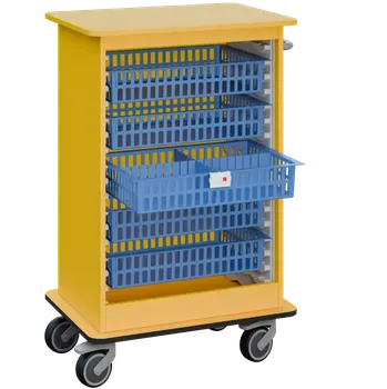 DEXTER 24 vozík boxový, otevřený, 1180x750x520 mm, žlutá odio