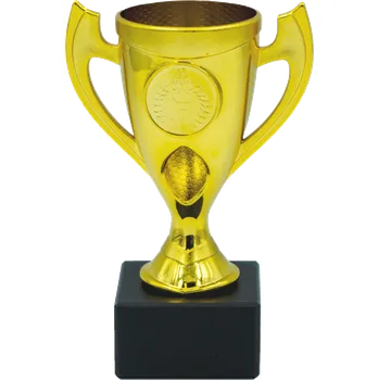 Sportovní pohár Ekonom NJE045A Výška poháru: 14 cm, Barva: Zlatá