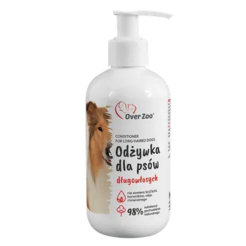 Kosmetika pro psa OVER ZOO kondicionér na srst pro dlouhosrsté psy 240ml