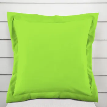 Povlak na polštářek Dekorační povlak na polštář s lemem Rongo RG-041 Zářivý zelený 40 x 40 cm