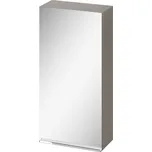 CERSANIT - Zrcadlová skříňka VIRGO 40 šedý dub s chromovými úchyty S522-011