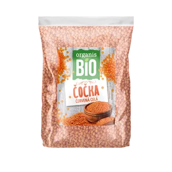Luštěnina ORGANIS Červená čočka celá BIO 500 g