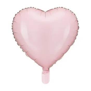 Balónek Fóliový balónek ve tvaru srdce růžový