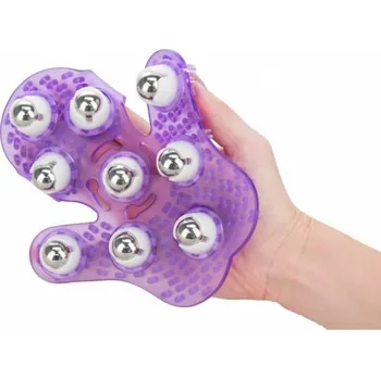 Intimní hygienický prostředek Simple & True Roller Balls Massager Purple