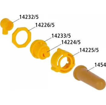 Chov hospodářského zvířete Klapka k hygienickému ventilu 5ks balení