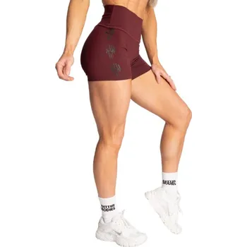 Dámské kraťasy Better Bodies SKULL CORE SHORTS MAROON – šortky Better Bodies kaštanové Velikost: S
