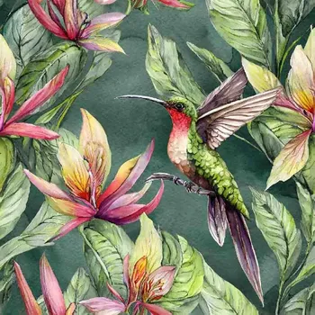 VODĚODOLNÁ LÁTKA OXFORD TROPIKAL KOLIBŘÍK