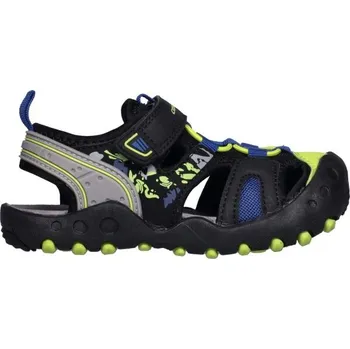 Chlapecké sandály Dětské sandále Crossroad CAMOR 35 Černá, Modrá, Šedá, Reflexní neon