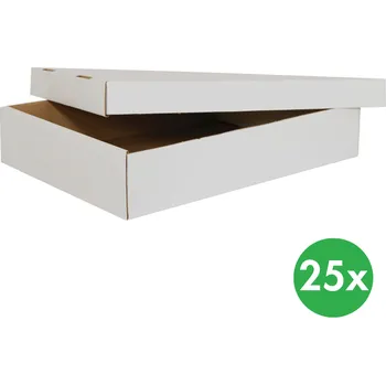 Karton B2B Partner Krabice na potraviny, 580x380x100 mm, 25 ks, hnědá