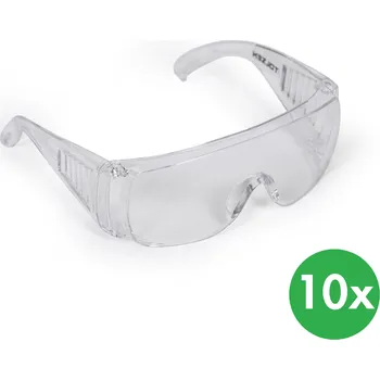 Chránič sluchu Tolsen Ochranné brýle, čiré, balení 10 ks