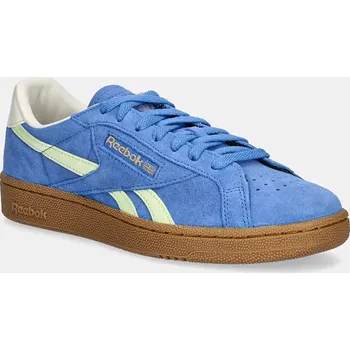 Dámská móda Semišové tenisky Reebok Classic Club C Grounds Uk, 37.5, modrá, 55X