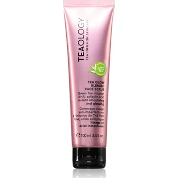 Pleťový peeling Teaology Tea Glow Blemish Face Scrub čisticí pleťový peeling proti nedokonalostem pleti 100 ml