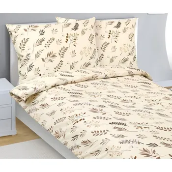 Povlečení Povlečení bavlněné Hnědá,Béžová BX12334 - 140x200, 70x90 cm