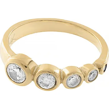 Prsten Nerezový prsten 70009 (velikost 54) - pozlacený - SRI.70009.B size 54