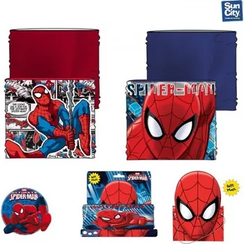 Nákrčník CHLAPECKÝ ZIMNÍ NÁKRČNÍK SPIDERMAN červený uni