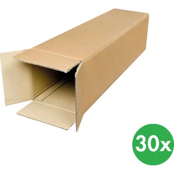 Karton B2B Partner Kartonová krabice - tubus, otevírání na kratší straně krabice 800x200x200 mm, 30 ks
