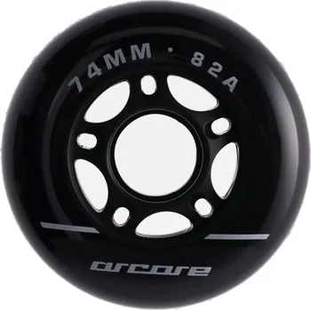 Kolečko k in-line bruslím Inline kolečka Arcore INLINE WHEELS 4PACK 74-82A UNI Černá, Bílá