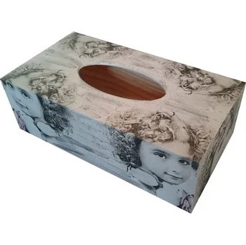 Šperkovnice Veronika Netolická Krabička na kapesníky - vintage holčička