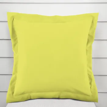 Povlak na dekorativní polštářek Dekorační povlak na polštář s lemem Rongo RG-026 Žlutozelený 40 x 60 cm