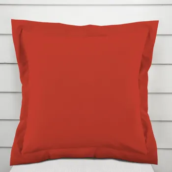 Povlak na polštářek Dekorační povlak na polštář s lemem Rongo RG-088 Cihlově červený 40 x 40 cm