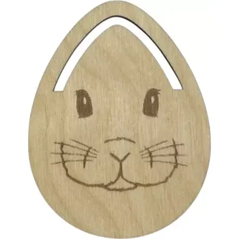 Dřevěný výřez pro výrobu zajíčka